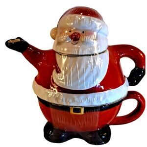 Snowball Buddies 3pc. Santa Teapot by St Nicholas Square